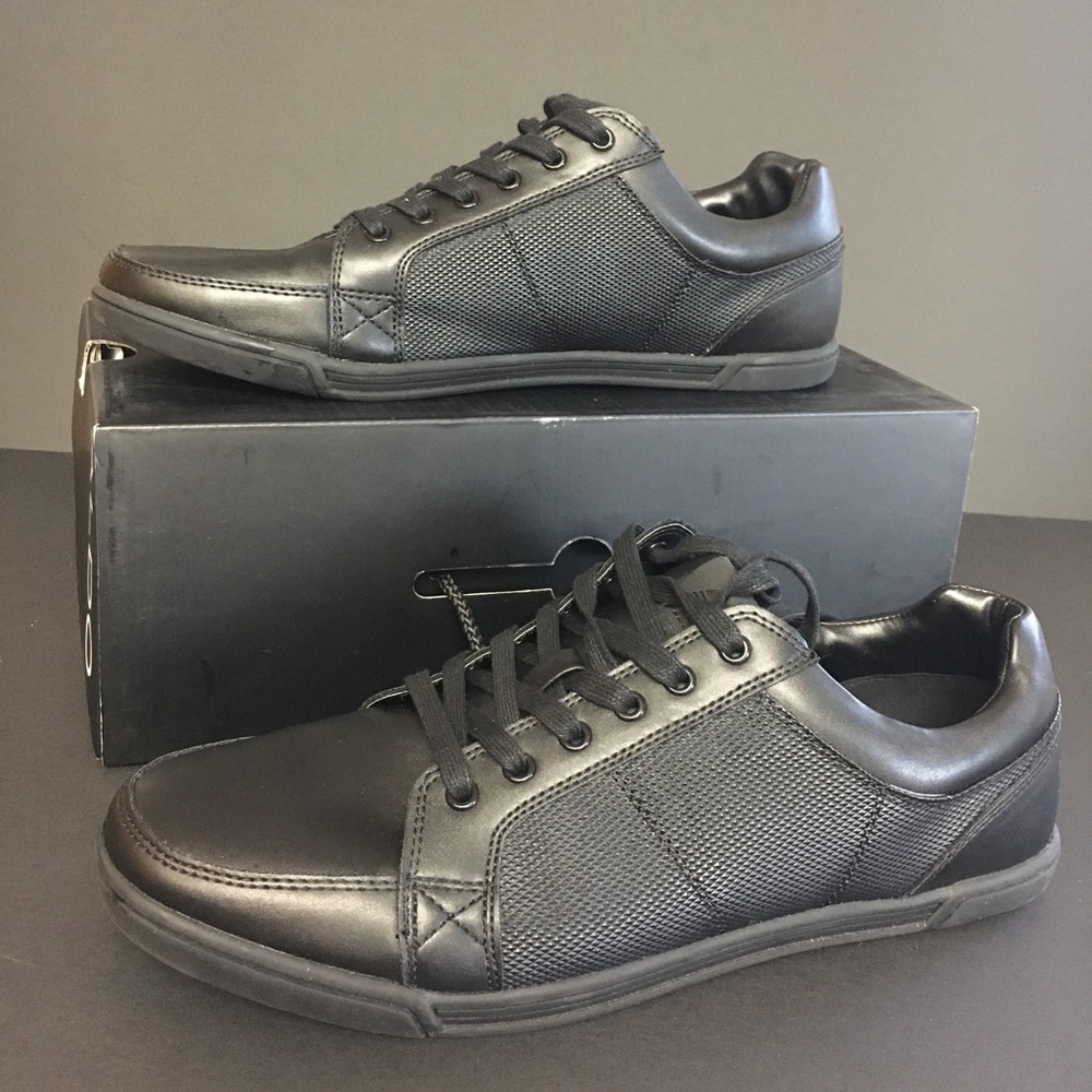 Aldo “Nivaux” Size 11 Black, leather. Good as new!